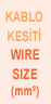 Kablo Kesiti - Wire Size