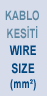 Kablo Kesiti - Wire Size